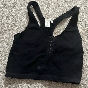 Marshalls black crop top.